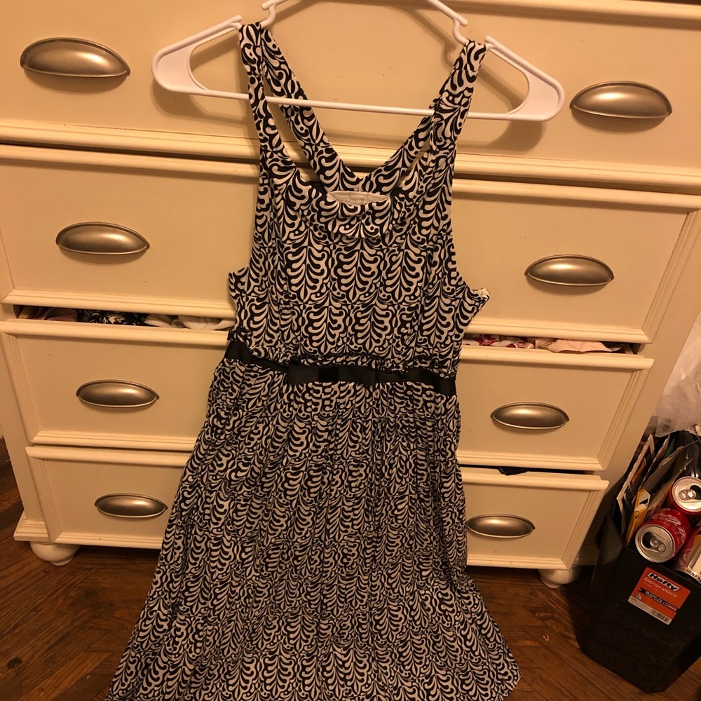 Black and white dress